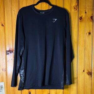 Gymshark Black Long Sleeve Men's Tee